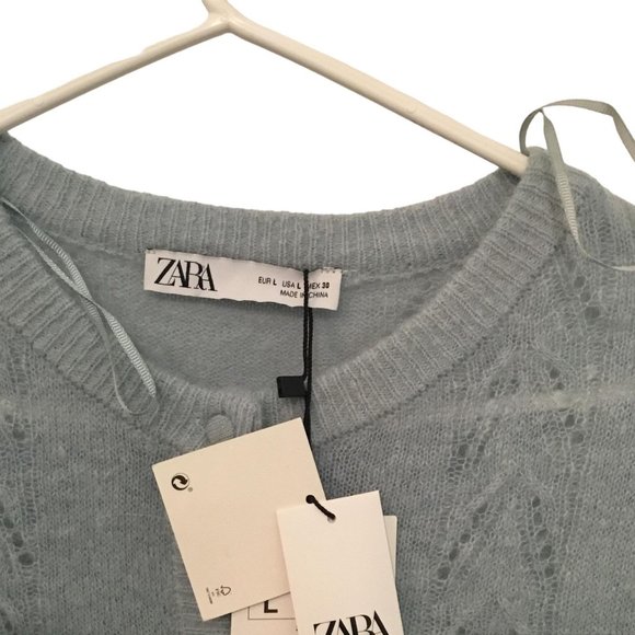 Women's Long Sleeved Cardigan, button up, Size Large - Picture 5 of 8